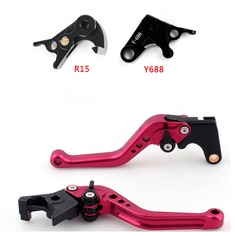Short Clutch Brake Lever fit for Yamaha MT-09 Tracer 900/GT 21-22 YZF R6 17-20 Red