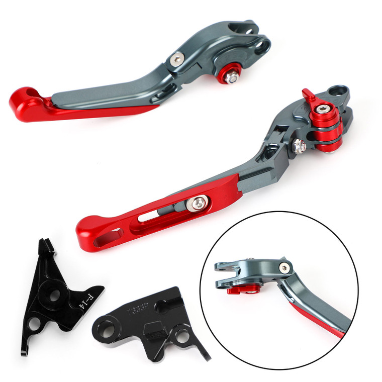 Adjustable Extendable Brake Clutch Lever for Trident 2022 Bobber 17-19 Tiger 800 Red