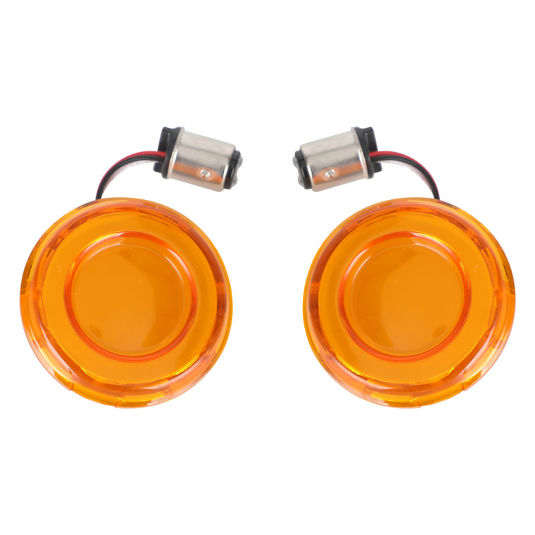 1157 LED Brake Turn Signal Light For Touring Street Glide Electra Glide Yellow