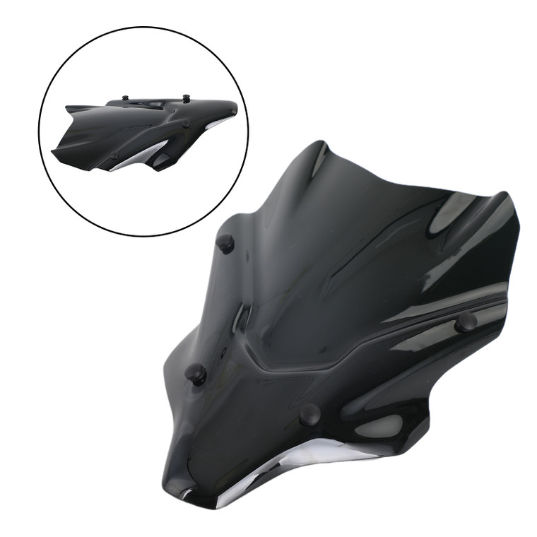 Windscreen Windshield Shield Protector fit for Yamaha MT-07 MT07 2021 Black