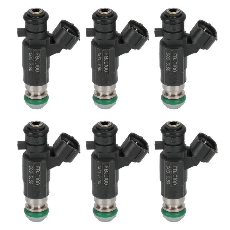 6PCS Fuel Injectors FBJC100 Fit Nissan 350Z 03-04 Infiniti G35 2003-2004 3.5L V6