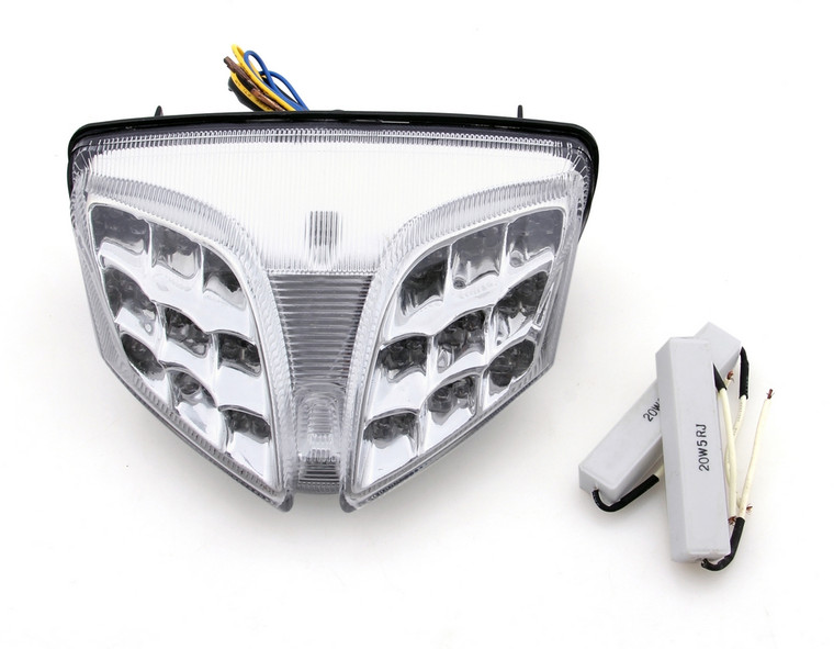 Integrated LED TailLight Turn Signals for Suzuki GSXR 600/750 GSX-R 1000 SV650 Clear Generic