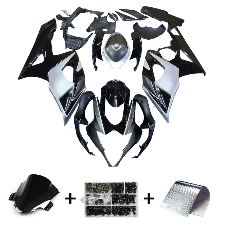 2005-2006 Suzuki GSXR1000 Injection Fairing Kit Bodywork Plastic ABS #11 Amotopart Fairing