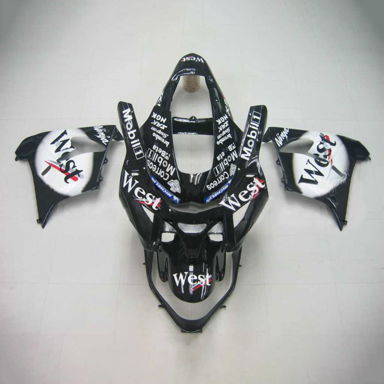 Injection Fairing Kit Bodywork Plastic ABS fit For Kawasaki ZX9R 2002-2003 #109