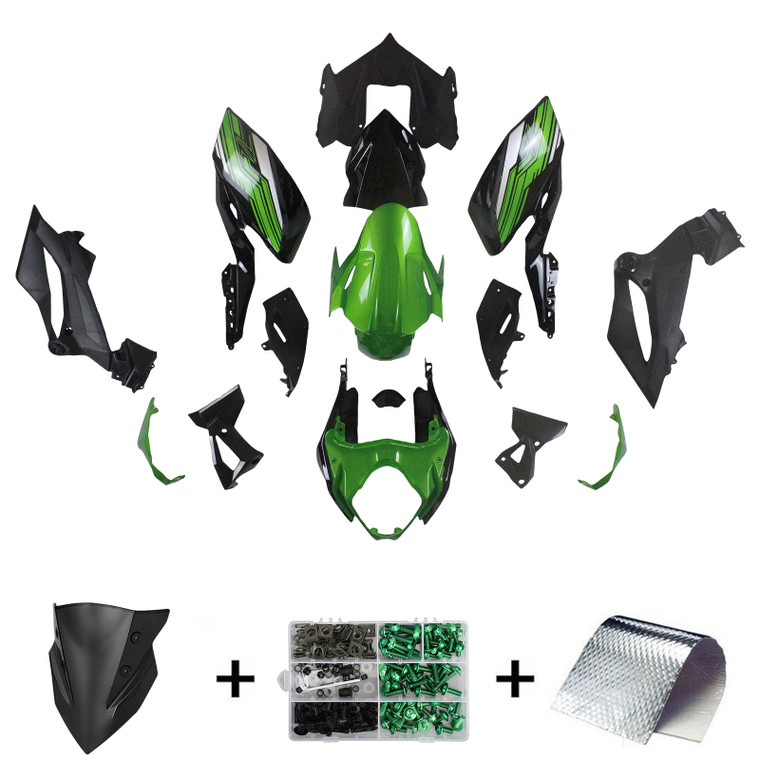 Injection Fairing Kit Bodywork Plastic ABS fit For Kawasaki Z400 2018-2020 #101