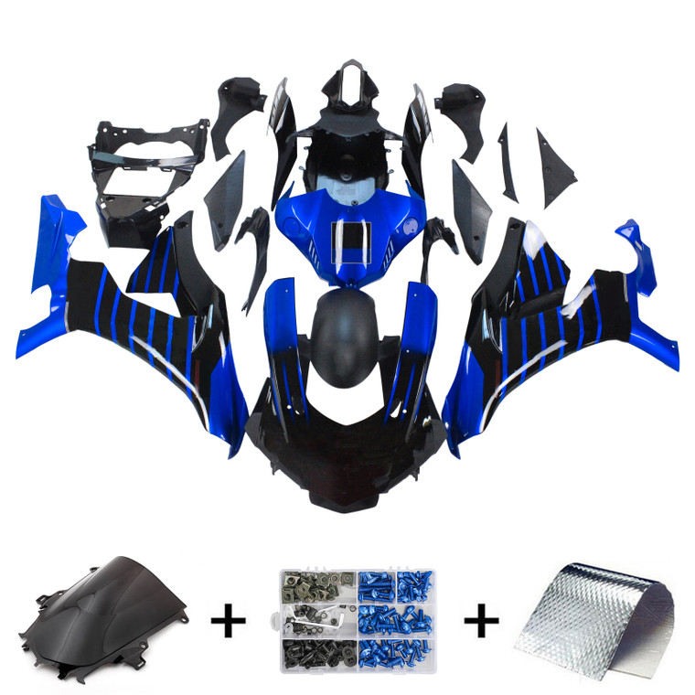 2015-2019 Yamaha YZF 1000 R1 Amotopart Injection Fairing Kit Bodywork Plastic ABS #116
