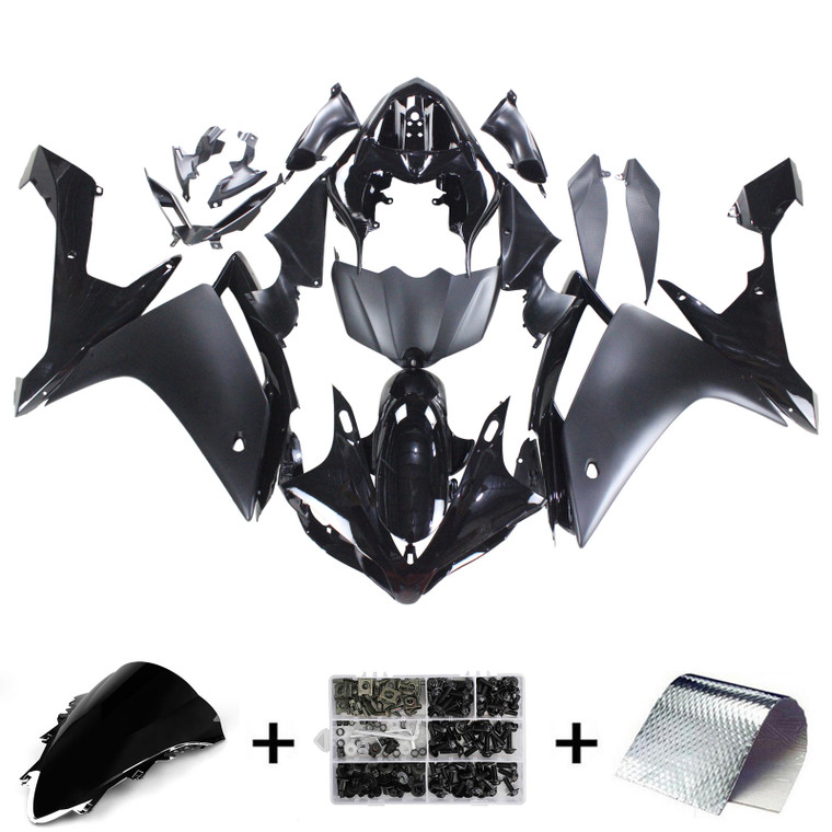 2007-2008 Yamaha YZF 1000 R1 Injection Fairing Kit Bodywork Plastic ABS #109 Amotopart Fairing