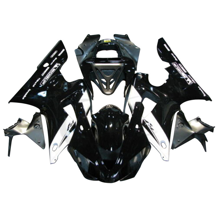 Painted Black ABS Plastic Fairing Bodywork Kit For Yamaha YZFR1 YZF R1 2000-2001 #17
