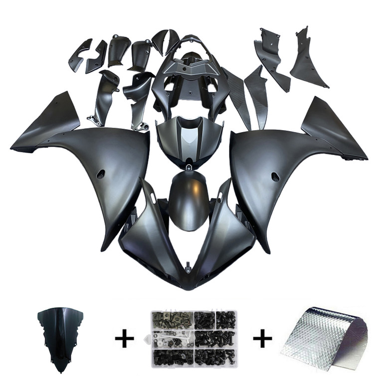 2009-2011 Yamaha YZF 1000 R1 Injection Fairing Kit Bodywork Plastic ABS #6 Amotopart Fairing