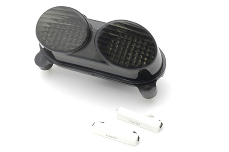 Integrated LED TailLight Turn Signals For Kawasaki ZR7S ZX6R ZX9R ZX900 ZZR600 Smoke