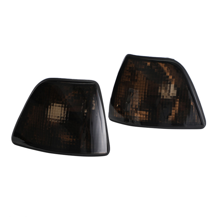 For 1992-1998 BMW E36 3-Series 4Dr Sedan/Hatchback Euro Corner Lights Gray