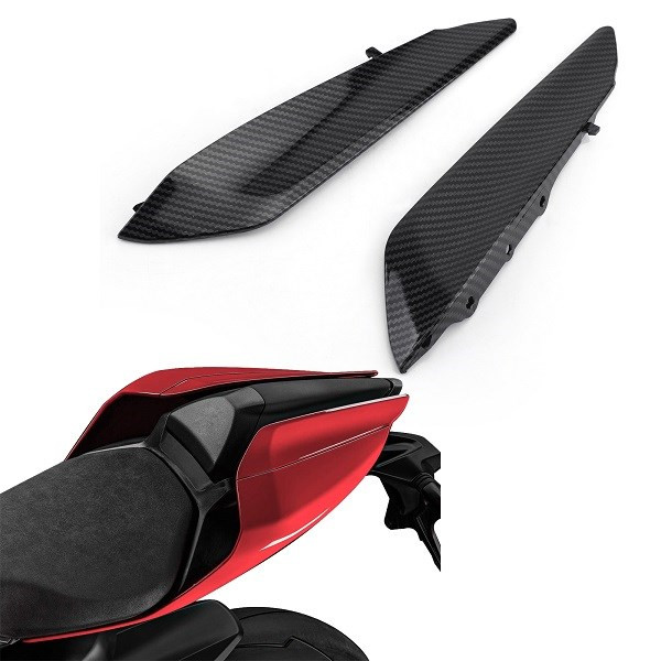 Rear Tail Side Seat Panel Trim Fairing Cowl Cover For Ducati 1299 15-24 Carbon Generic