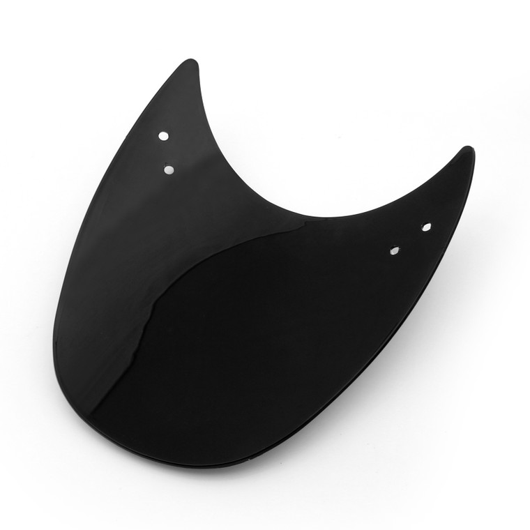 Windscreen Windshield For Kawasaki Suzuki Aprilia Indian Dyna Softail Sportster Black