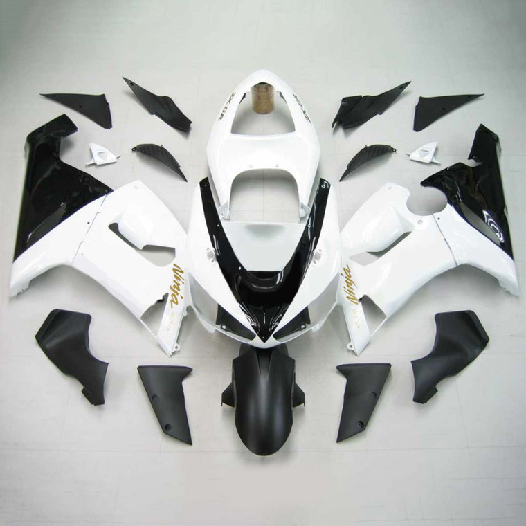Injection Fairing Kit Bodywork Plastic ABS fit For Kawasaki ZX6R 636 2005-2006 #137