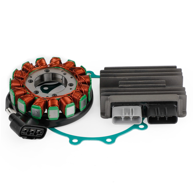 Magneto Stator+Voltage Rectifier+Gasket For Kawasaki Ninja ZX10R ZX10RR 16-2022