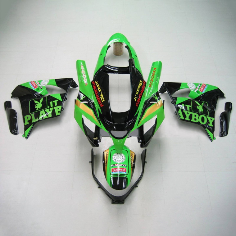 Injection Fairing Kit Bodywork Plastic ABS fit For Kawasaki ZX9R 2000-2001 101