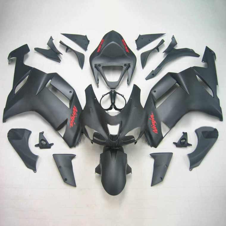 Injection Fairing Kit Bodywork Plastic ABS fit For Kawasaki ZX6R 636 2007-2008 116