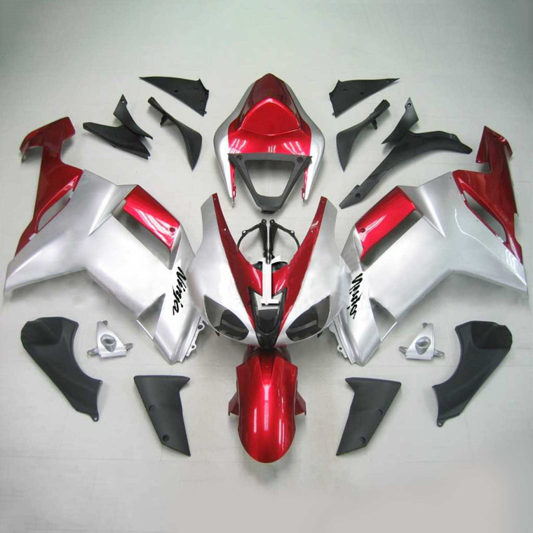 Injection Fairing Kit Bodywork Plastic ABS fit For Kawasaki ZX6R 636 2007-2008 119