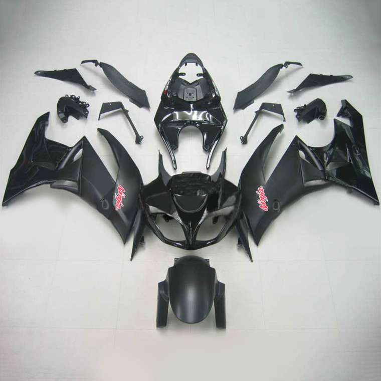 Injection Fairing Kit Bodywork Plastic ABS fit For Kawasaki ZX6R 636 2009-2012 107