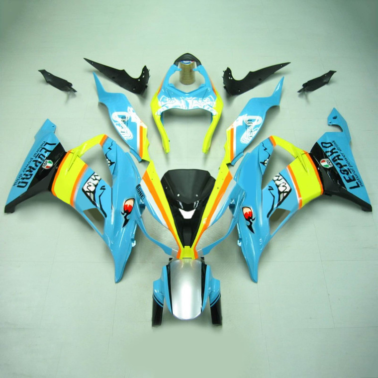 Injection Fairing Kit Bodywork Plastic ABS fit For Kawasaki ZX6R 636 2013-2018 105