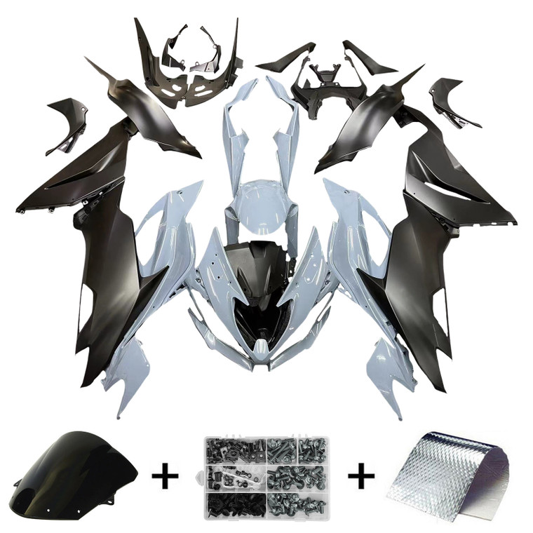2019-2023 Kawasaki ZX6R Amotopart Injection Fairing Kit Bodywork Plastic ABS #101