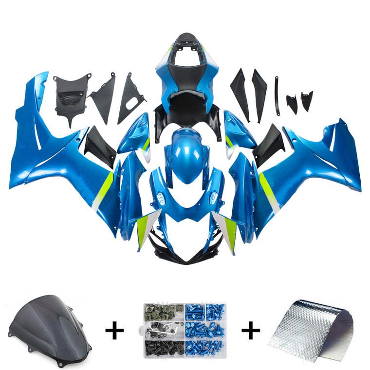 2011-2023 Suzuki GSXR 600/750 K11 Amotopart Injection Fairing Kit Bodywork Plastic ABS #127