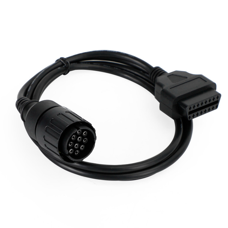 Motorcycle 10 Pin To 16Pin For BMW OBD2 Cable Connector Diagnostic Scanner Cable