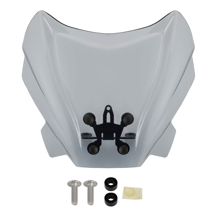 ABS Motorcycle Windshield WindScreen fit for Benelli 502 C 2019-2021 Gray