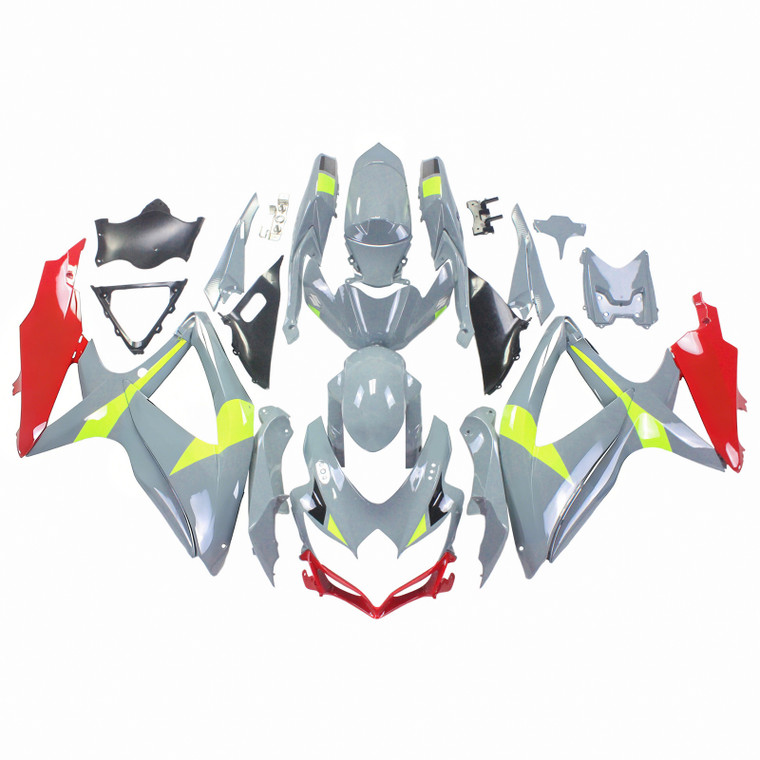 2008-2010 Suzuki GSXR 600/750 K8 Amotopart Injection Fairing Kit Bodywork Plastic ABS #101