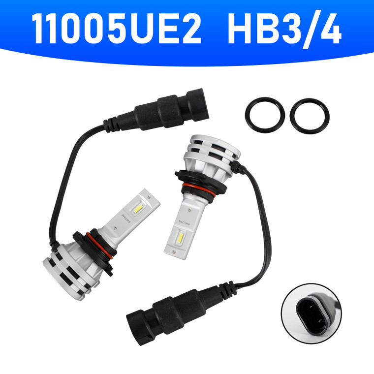 For Philips 11005UE2X2 Ultinon Essential G2 LED Headlight HB3/4 24W 6500K