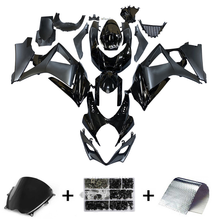 2007-2008 Suzuki GSXR1000 K7 Amotopart Injection Fairing Kit Bodywork Plastic ABS #102