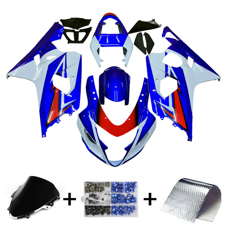 2004-2005 Suzuki GSXR 600/750 K4 Amotopart Injection Fairing Kit Bodywork Plastic ABS #146