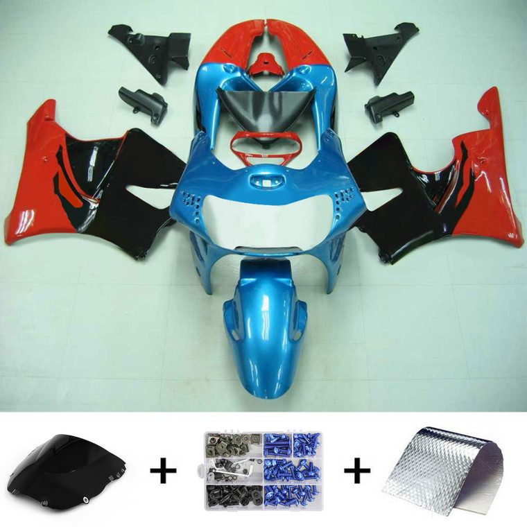 1998-1999 Honda CBR900RR 919 Amotopart Injection Fairing Kit Bodywork Plastic ABS #105