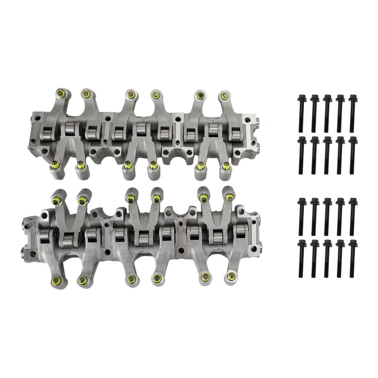 2PC Engine Rocker Arm and Shaft Assembly for Chrysler Dodge 3.5L 4.0L 4892293AC