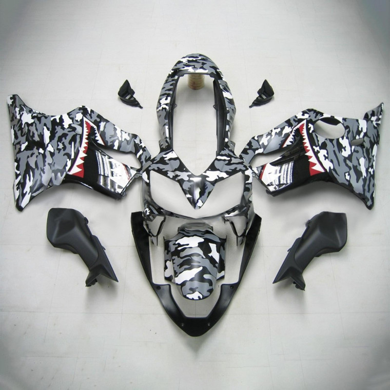 2004-2007 Honda CBR600 F4i Amotopart Injection Fairing Kit Bodywork Plastic ABS #131