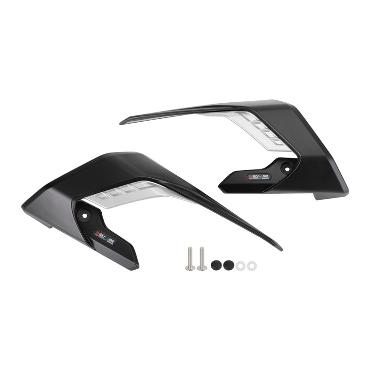 Side Spoilers Aerodynamic Wing Deflector Fairing For Honda CB650R 2019-2023 Silver
