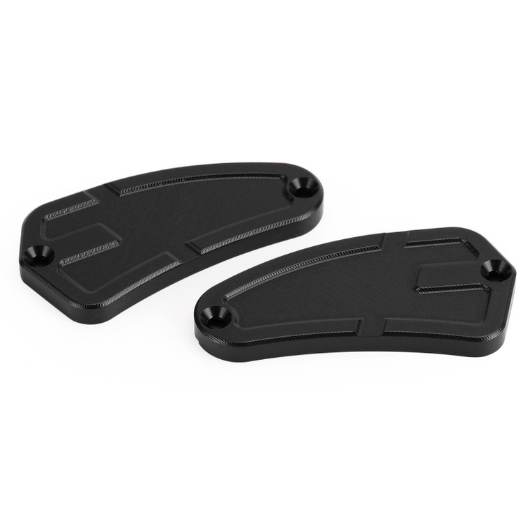 Black Brake Clutch Reservoir Cap Kit For MV Agusta Brutale 800 RC Rosso RR SCS