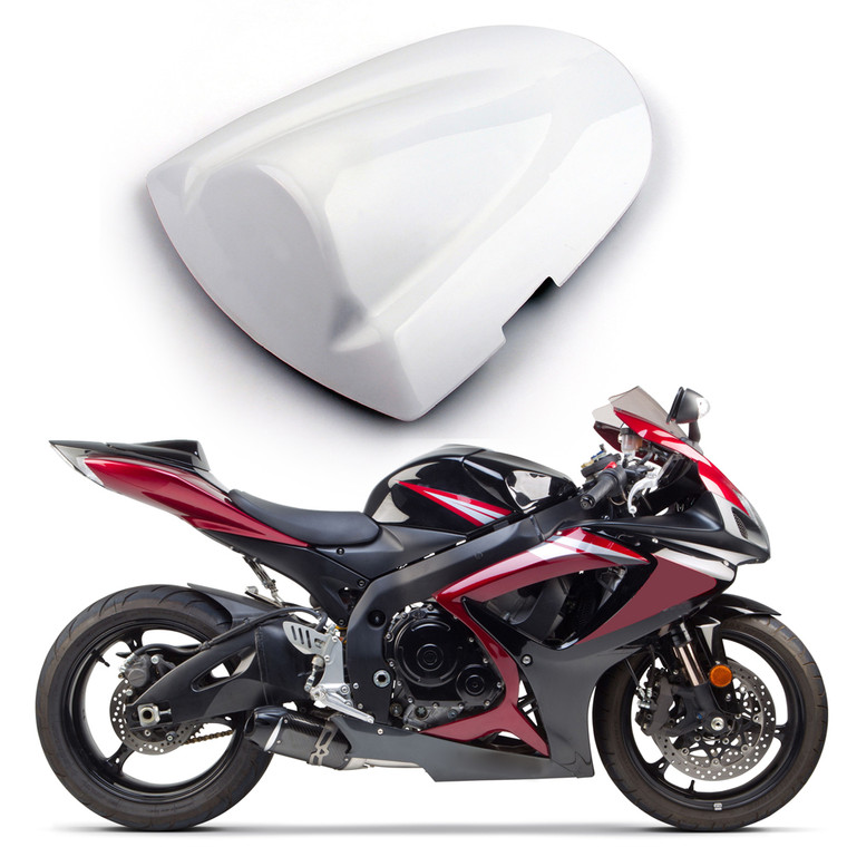 Seat Cowl Rear Seat Cover Suzuki GSXR600 GSXR750 (2006-2007) K6 White