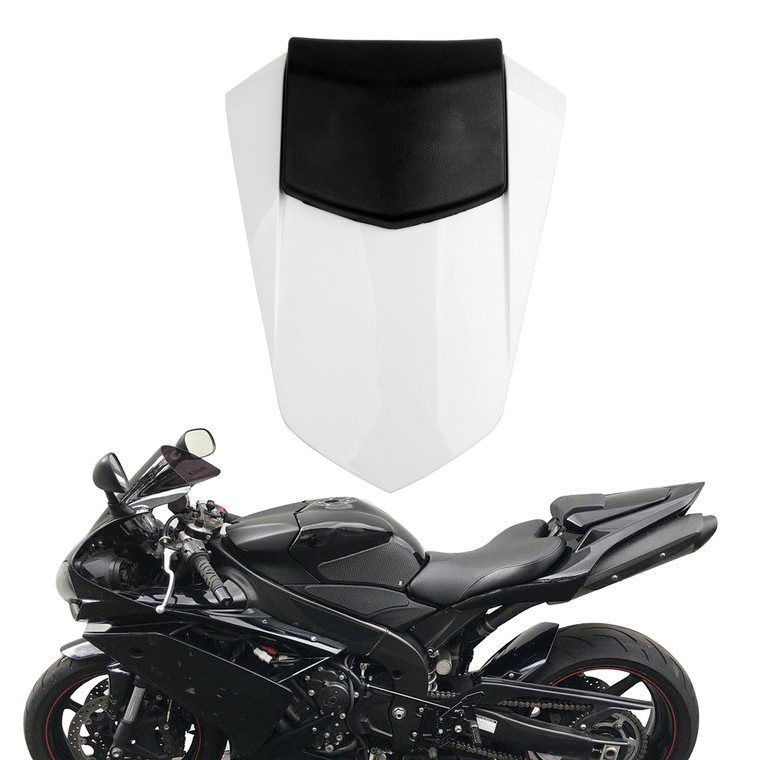 Seat Cowl Rear Passenger Pillion Seat Cover Yamaha R1 YZFR1 (2007-2008) White