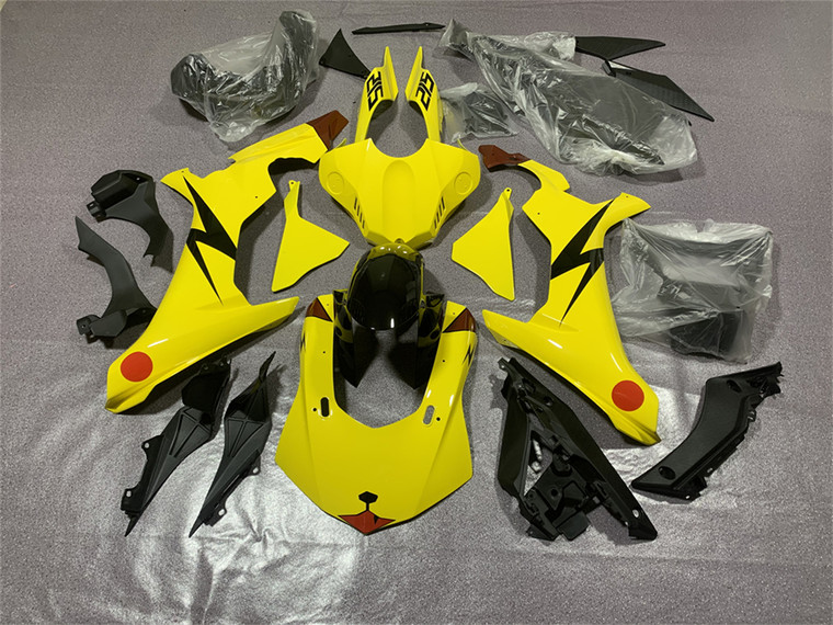 2015-2019 Yamaha YZF 1000 R1 Injection Fairing Kit Bodywork Plastic ABS #126 Amotopart Fairing