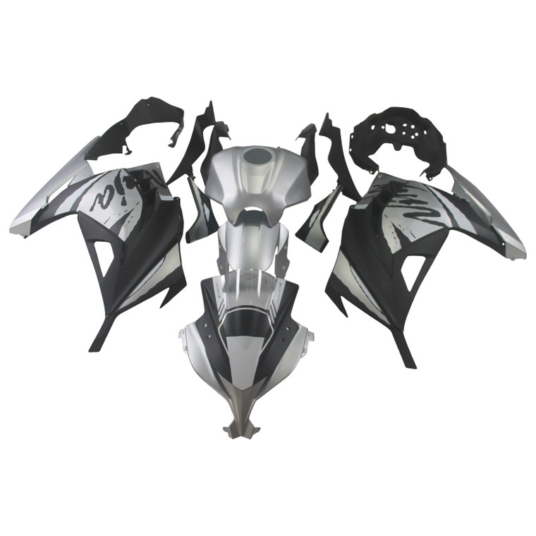 2013-2017 Kawasaki EX300/Ninja300 Injection Fairing Kit Bodywork Plastic ABS #123 Amotopart Fairing