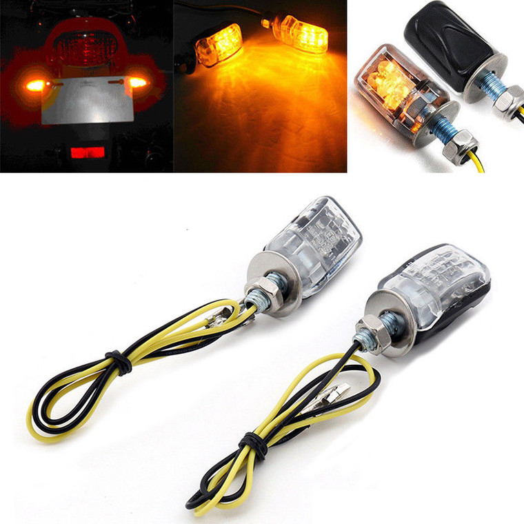 LED Micro Mini Small Indicators Turn Signals Universal 6mm Mount
