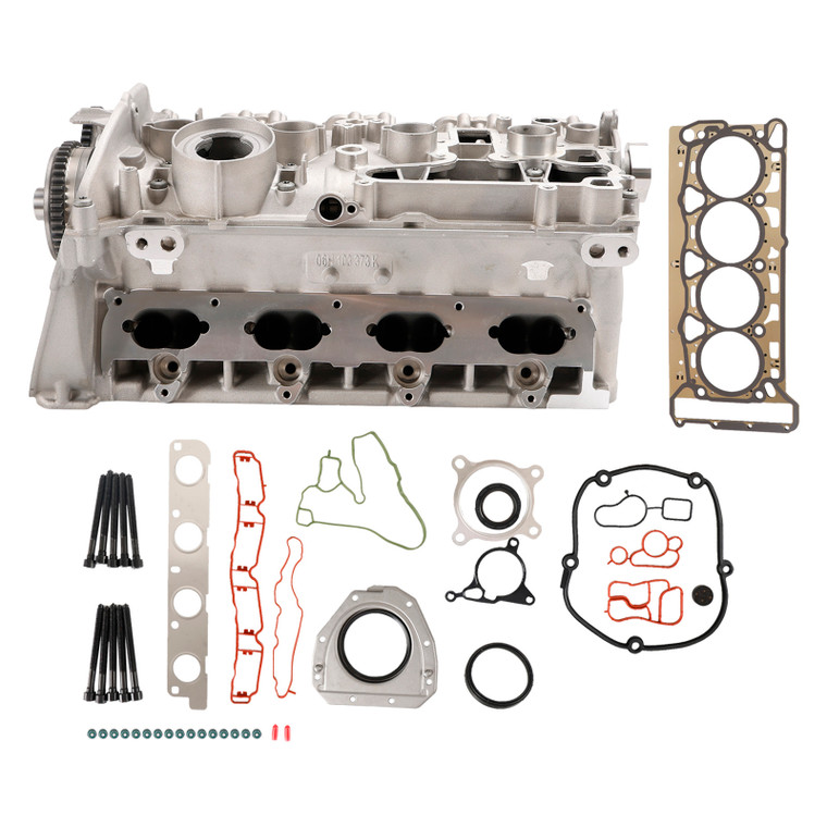  2010-2013 Audi A5 2.0L A/T Quattro Base Coupe Complete Engine Cylinder Head Assembly Crankshaft +Gasket Kit 06H103064L 