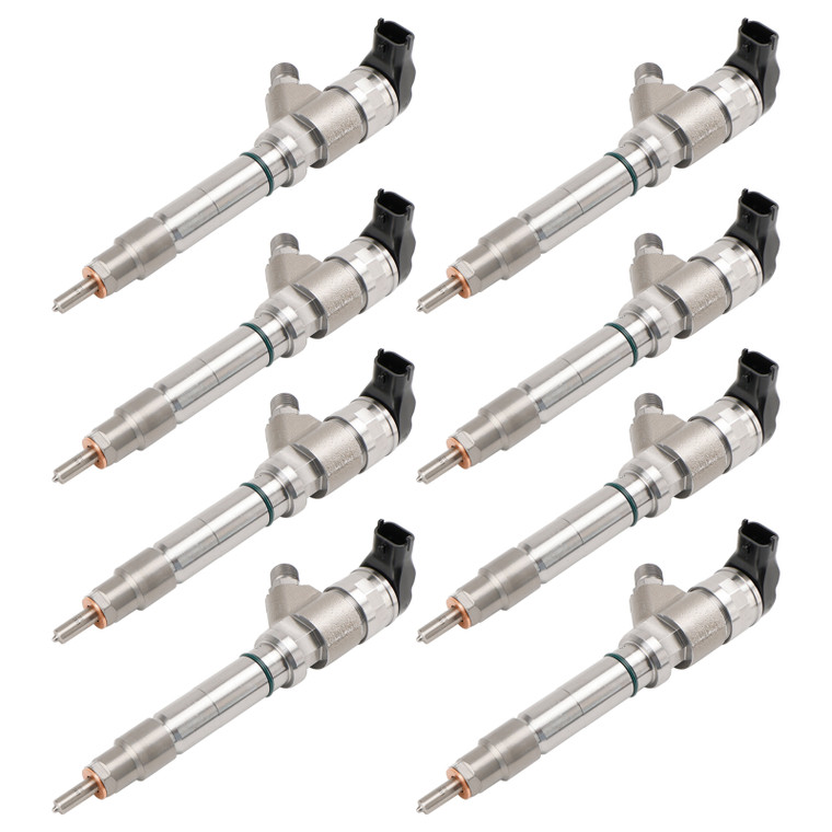 8PCS Fuel Injector 0445120042 Fit Chevy Fit GMC Duramax Hummer 6.6L 2006-2007