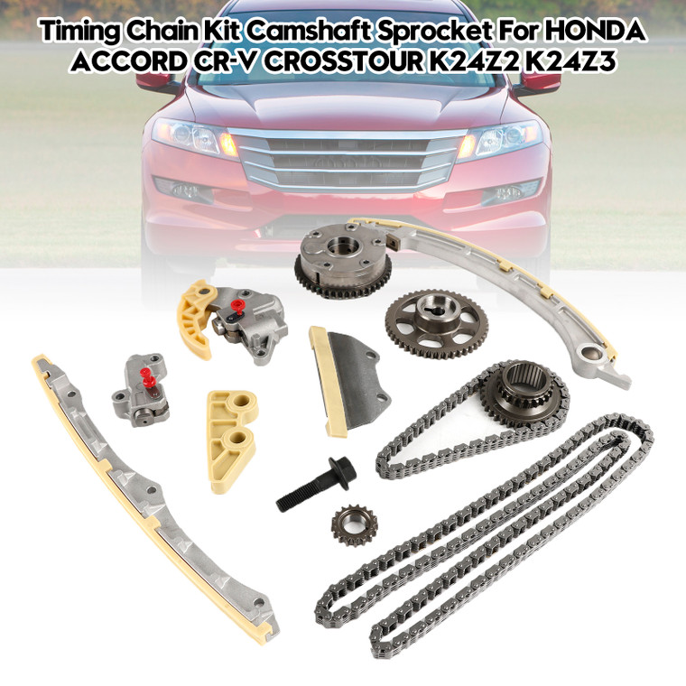 Timing Chain Kit Camshaft Sprocket For HONDA ACCORD CR-V CROSSTOUR K24Z2 K24Z3