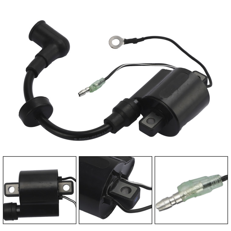 Ignition Coil fit for Yamaha 25HP 25J ETOS/L 30HP 30D MHS/L MS/LH 6J8-85570