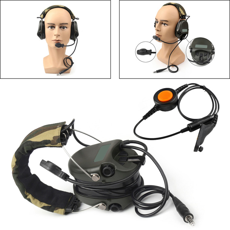H60 Sound Pickup Noise Reduction CS Headset For XPR6300 XPR6350 XPR6380 XPR6500