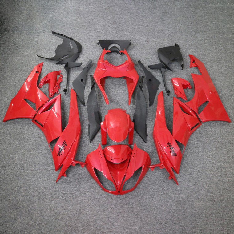 2009-2012 Kawasaki ZX6R 636 Injection Fairing Kit Bodywork Plastic ABS#150