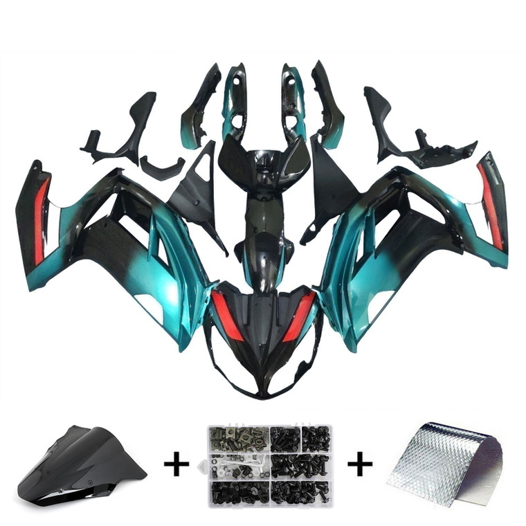 2012-2016 Kawasaki ER6F/Ninja650 Injection Fairing Kit Bodywork Plastic ABS#132 Amotopart Fairing