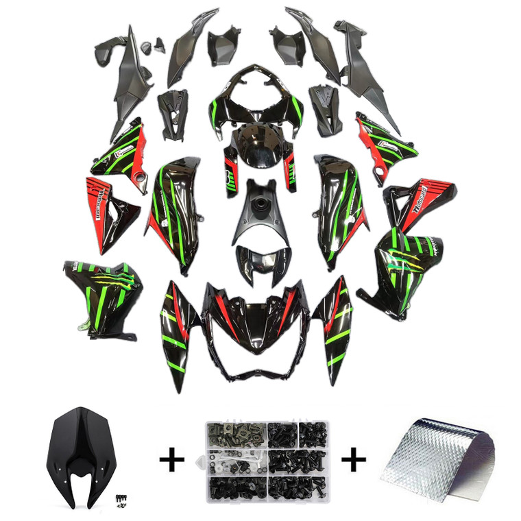 2013-2018 Kawasaki Z800 Injection Fairing Kit Bodywork Plastic ABS#110